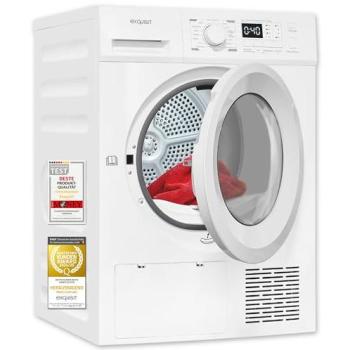 EXQUISIT Trockner TWP1001 Weiß – Kindersicherung + 10 kg Füllmenge