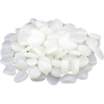 100pcs Glow in the Dark Garden Stones for Aquarium Decor