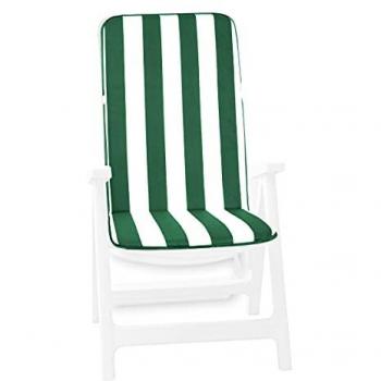 BarDehor Pliant Emmevi : coussin de chaise vert, design moderne et résistant