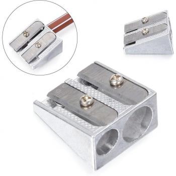 Silver Metal Pencil Sharpener