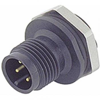 M12 Sensor/Actuator Connector, 5-Pole, Straight, Screw Cap