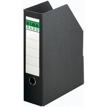 5 x Elba Stehsammler Hartpappe (RC) 1,3mm 85 x 245 x 318mm schwarz