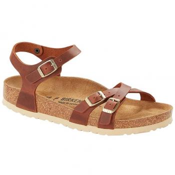 Birkenstock Kumba Style Flat Sandals, Brown, 7 US