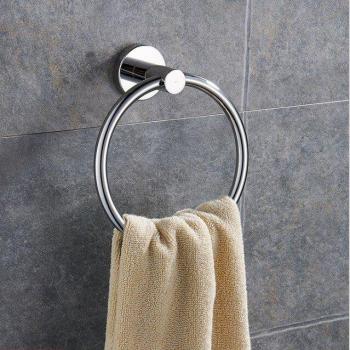 Porte-serviette mural en inox 304 brossé