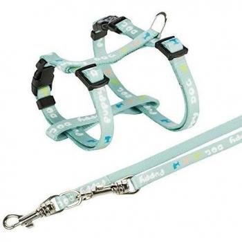 Puppy Harness Set by Trixie – Mint, 2 m