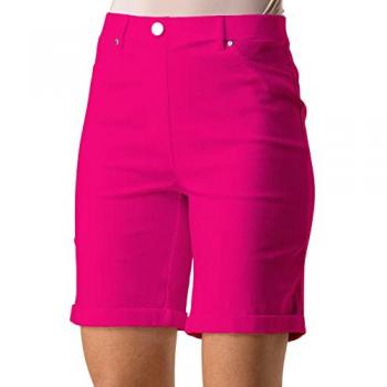 Roman Women's Pink Stretch Shorts