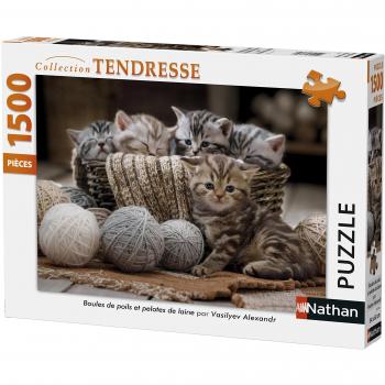 Puzzle Boules de Poils et Pelotes de Laine Nathan 87790