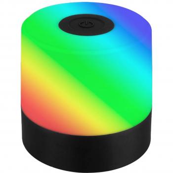 LED-Tischleuchte Smal, Akku, schwarz, RGBW, 7 cm