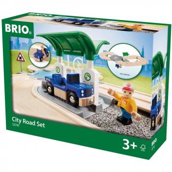 BRIO Verkehrszentrum 33747 – Kreisverkehr & Transportfahrzeug