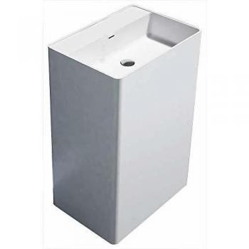 Lavabo Design Totem Blanc 60x42x90cm