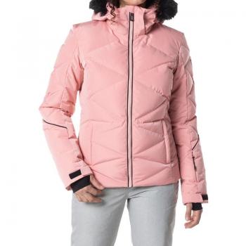 Giacca con cappuccio Rossignol Staci Pearly azzurro donna XS