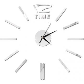 Décoration Murale Horloge Détachable 4 Couleurs