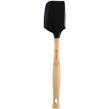 Le Creuset Grosse Kochkelle Premium – 33 cm, schwarz, Silikon/Holz-Kopf