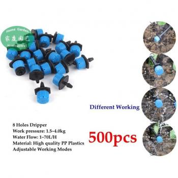 WaterWisp 8‑Port Irrigation Drippers – 500/10 Bundle
