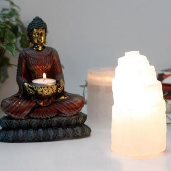Selenite Lamp