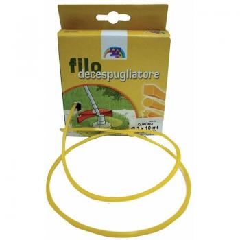 Filo Nylon per Decespugliatore 3mm Quadrato 50mt