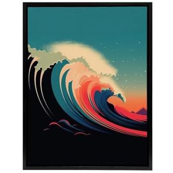 Blue Reef Panorama Art