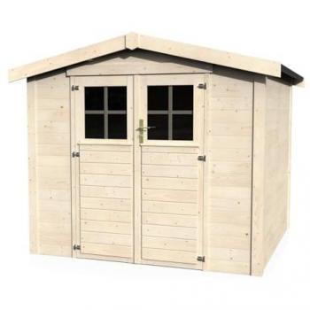 Naturbelassenes Gartenhaus „Marly“ – 230 × 217 cm, Nadelholz