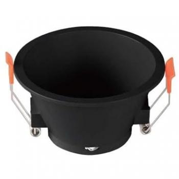 Support de spot LED V-tac GU10 rond noir