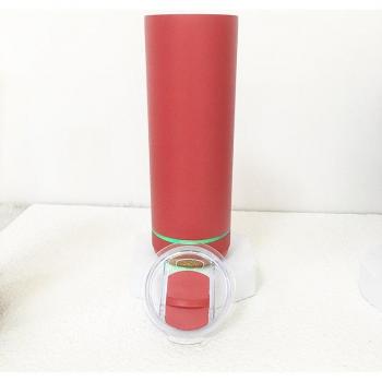 Bouteille d'eau 16oz avec haut-parleur, gobelet musical sans fil, blanc