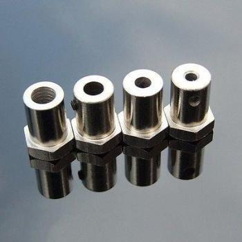 Conector Hexagonal Inox 4 mm con Neumático para Motores DIY