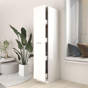 Apothekerschrank Weiß 30x42,5x150 cm Spanplatte