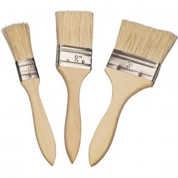 3PC Wooden Handle Kitchen Basting Brush Set