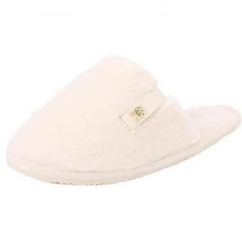 Tommy Hilfiger FW0FW08138 Pantuflas blancas para mujer (35/36)
