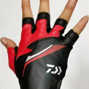 Guantes de Pesca Daiwa, Corte de 3 Dedos para Hombre