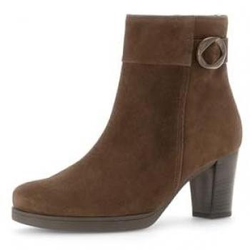 Ziegenvelours‑Stiefel Gabor Ancona, Braun, 38, Damen