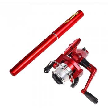 Portable Pen Fishing Rod with Spinning Reel