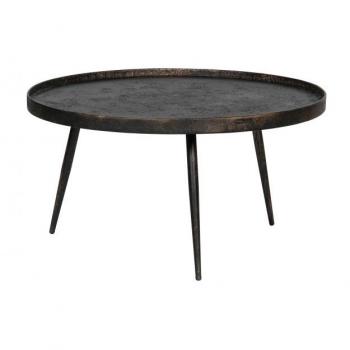 BePureHome Bounds Beistelltisch XL Metall Antik Gold Ø76 cm