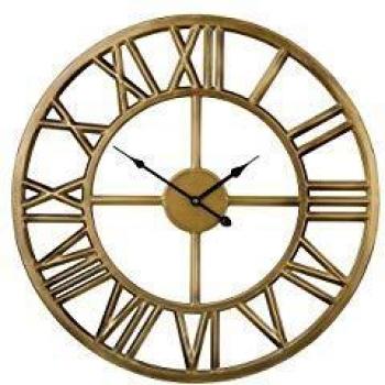 Elegante Wanduhr aus Eisen im Retro-Look