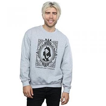 Disney Alice im Wunderland – Herren Sweatshirt mit Bildrahmen