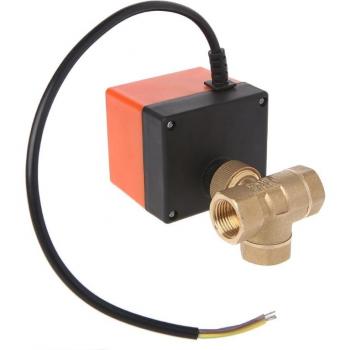 Motorized 3-Way Ball Valve, Electric, AC 220V, DN15/20/25