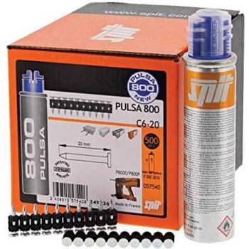 SPIT 057543 C6 35mm + Gas P800/500 STANDARD CONC PIN (500)