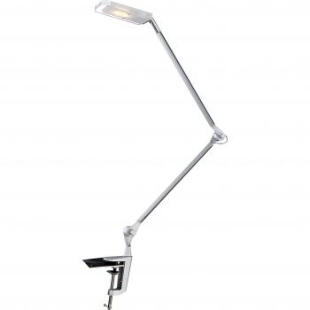 Tischlampe mit 4,5 W LED-Klemmstrahler – Silbergrau 58145K