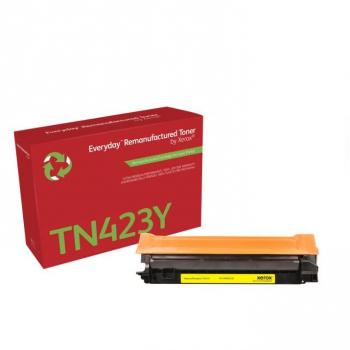 Brother TN423Y High capacity yellow remanufactured toner by Everyday, 4000 page yield (black and colour)
