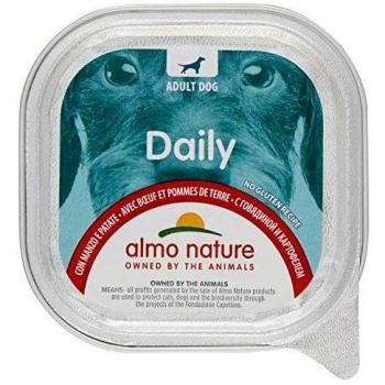 Platine Almo Nature Bœuf avec Pommes de Terre, 100 g