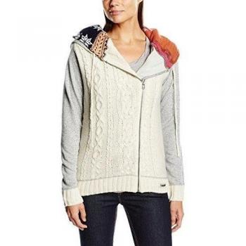Desigual SWEAT_TRATUR Sudadera Mujer, multicolor (Gris Vigore Claro 2042)