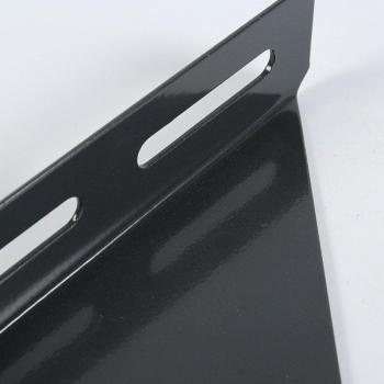 Raccord de support d'angle en aluminium noir pour profilés 2028, 3030, 3060, 4040, 4080