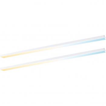 Paulmann Inline lámpara bajo mueble, prolongación de 2 unidades, color blanco, 55 cm