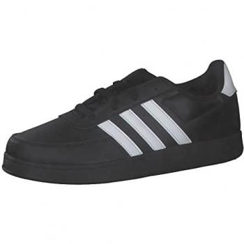 Tenis adidas Breaknet Lifestyle Court con cordones en negro para niños