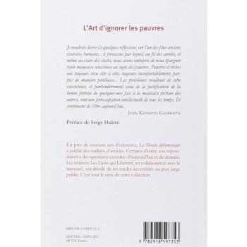 L'art d'ignorer les pauvres