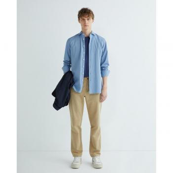 Camisa de hombre popelín stretch slim fit Hackett