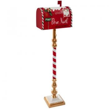Box per corrispondenza metallico rosso 100 cm – Feeric Lights & Christmas