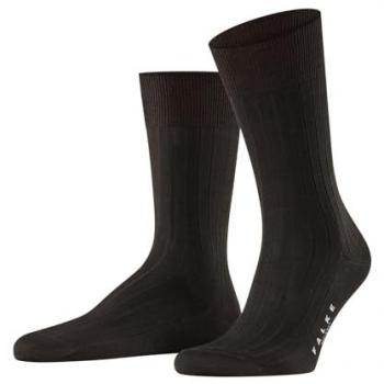 Falke Milano Brown Cotton Socks for Men Size 7-8
