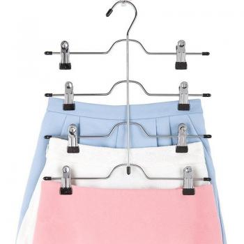 4-Layer Stainless Steel Clothing Organizer