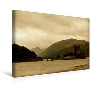 Kunstleinen Eilean Donan 45 cm × 30 cm – CALVENDO Premium Edition