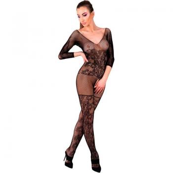 Celdon Livco Body-Stocking, schrittfrei, schwarz – Standardgröße